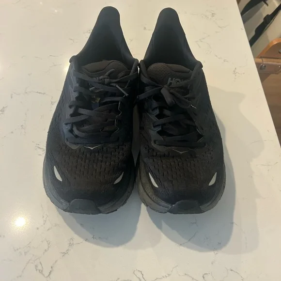 Hoka Black Athletic Shoes with Cushioned Midsole - Picture 2 of 3